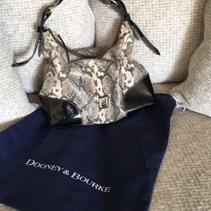 Dooney & Bourke snake skin shoulder bag